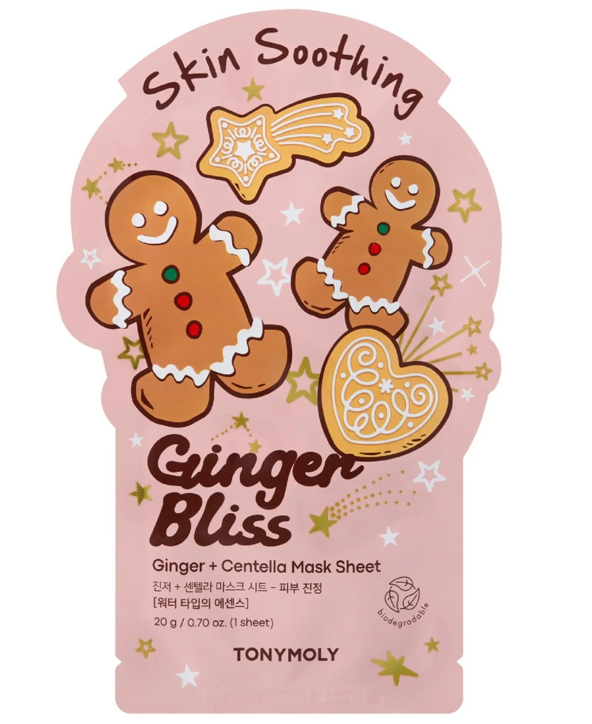 Ginger Bliss Sheet Mask, 0.7 oz by Tonymoly