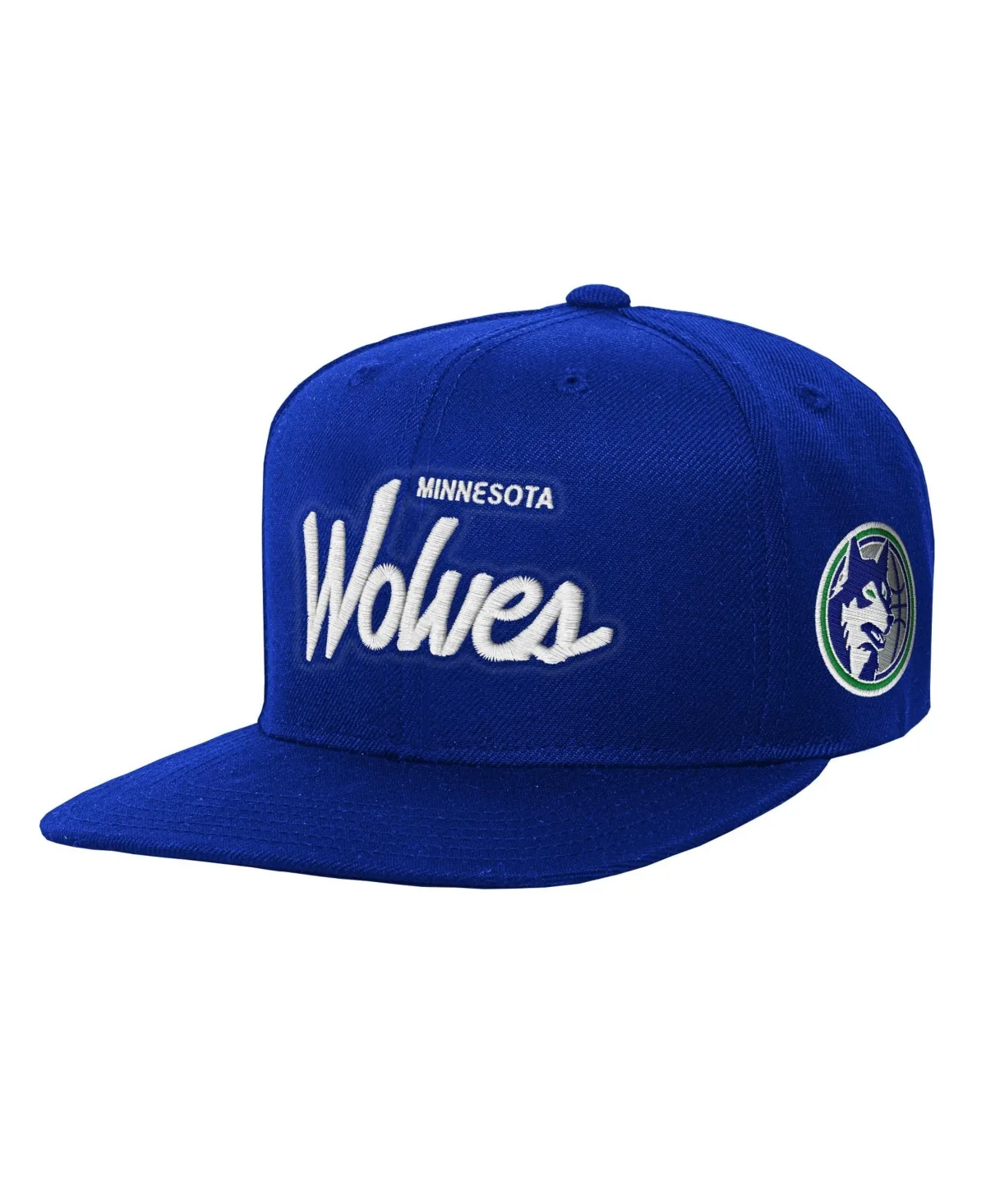 Minnesota Timberwolves Head Coach Flat Brim Snapback Hat by Mitchell & Ness