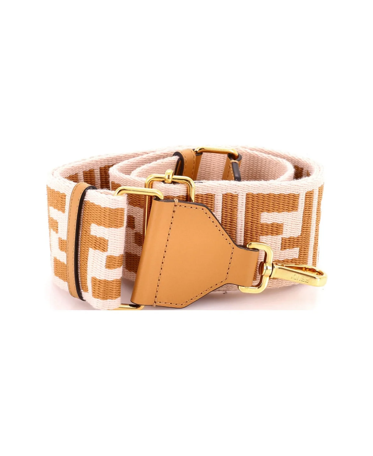 Pre-Owned Ff 1974 Strap You Shoulder Strap Zucca Canvas by FENDI
