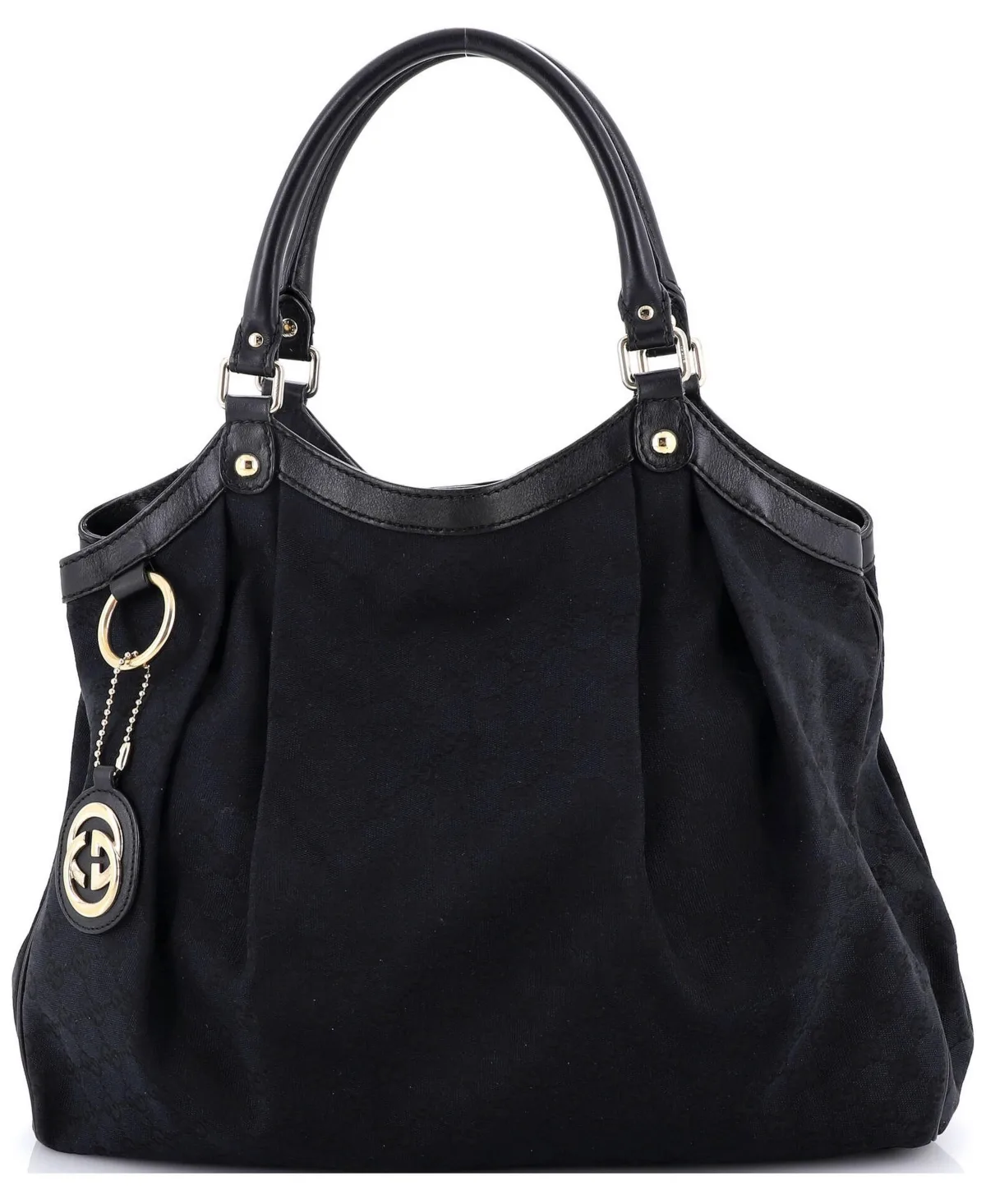 Pre-Owned Large Sukey Tote GG Canvas with Leather
