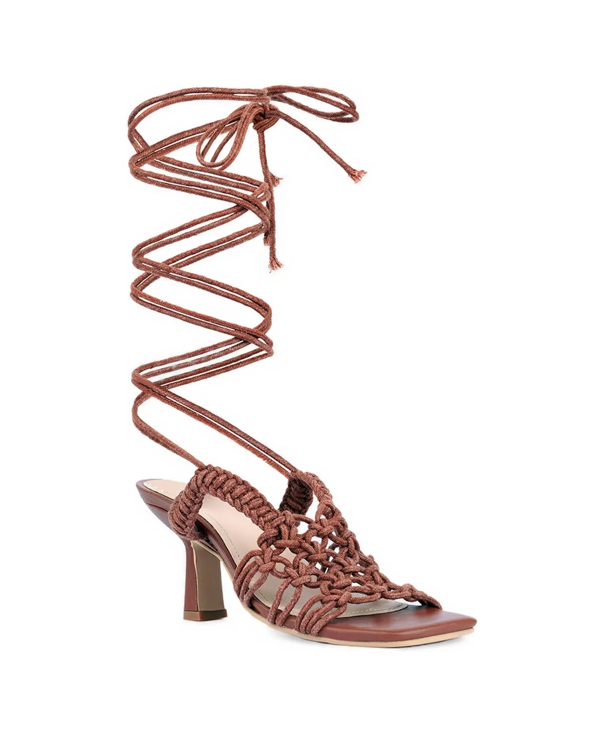 Beroe Braided Handcrafted Lace Up Sandal
