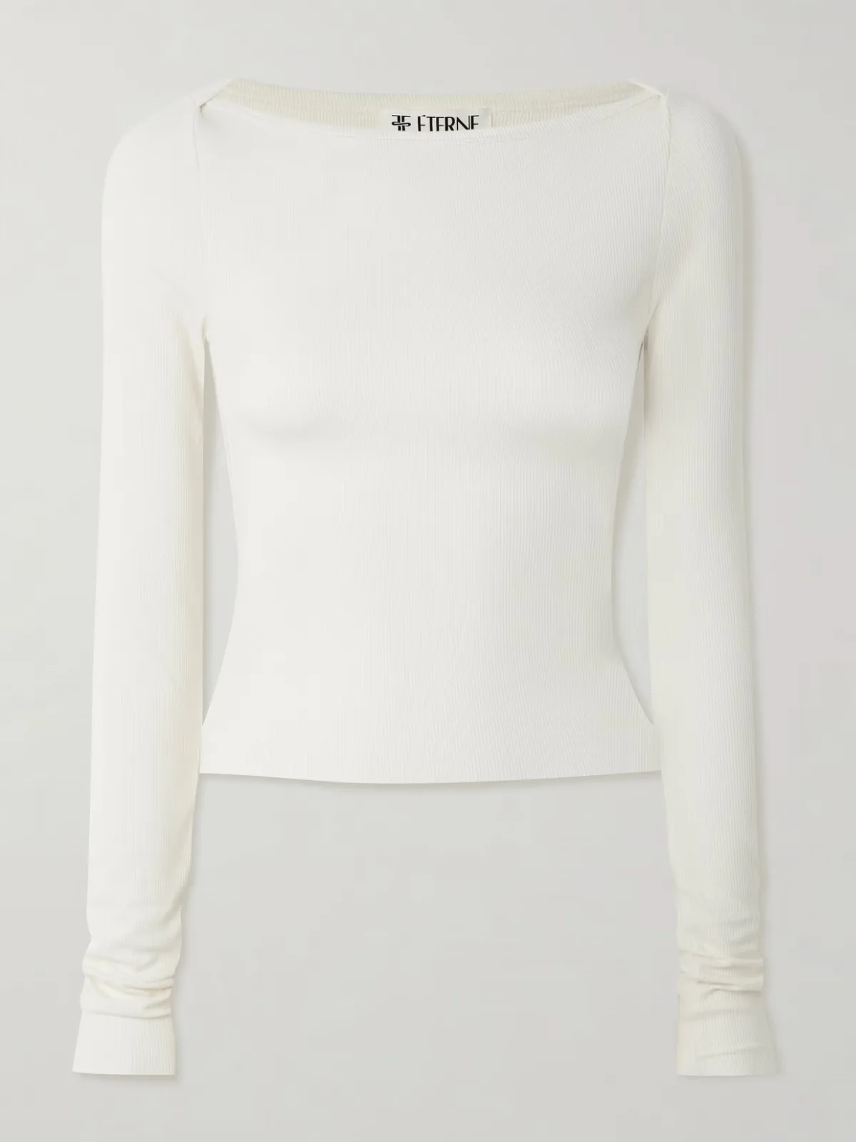 - Cropped Ribbed Stretch-jersey Top - by ÉTERNE