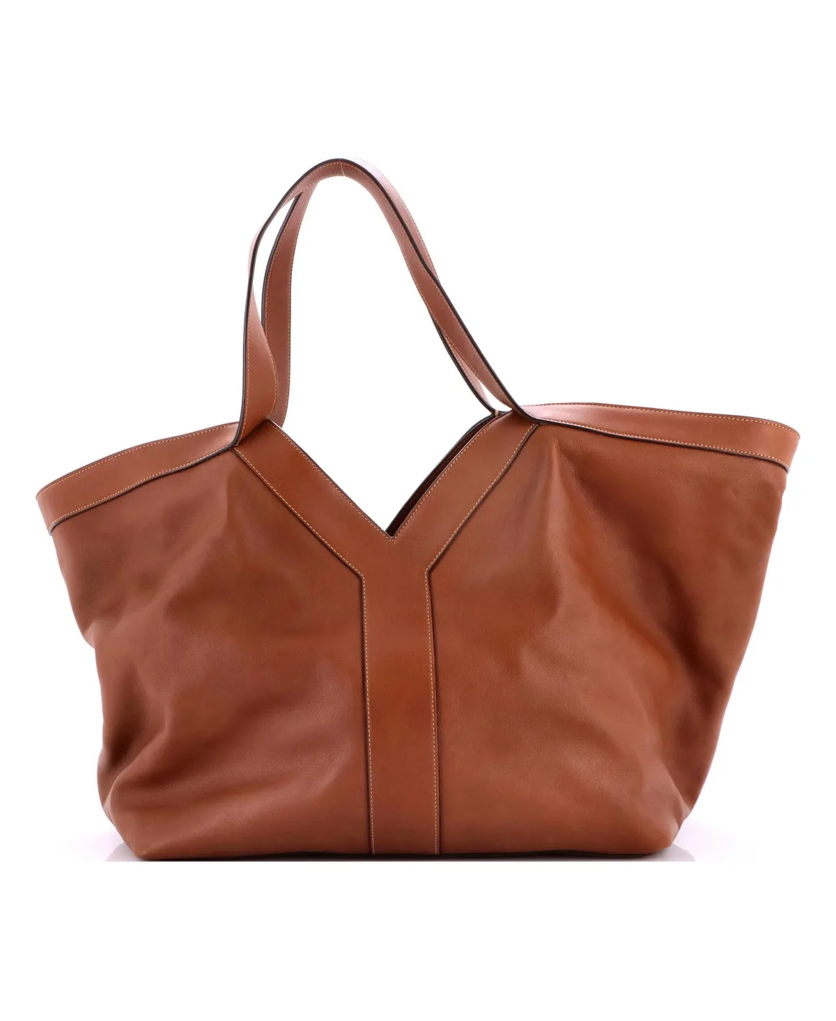 Pre-Owned Saint Laurent Medium Y Tote Leather