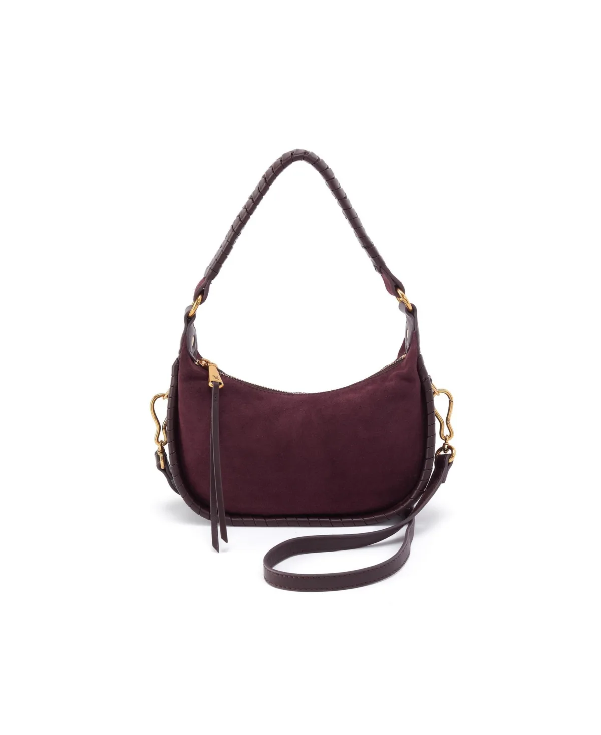 Mia Crescent Suede Small Hobo by Hobo