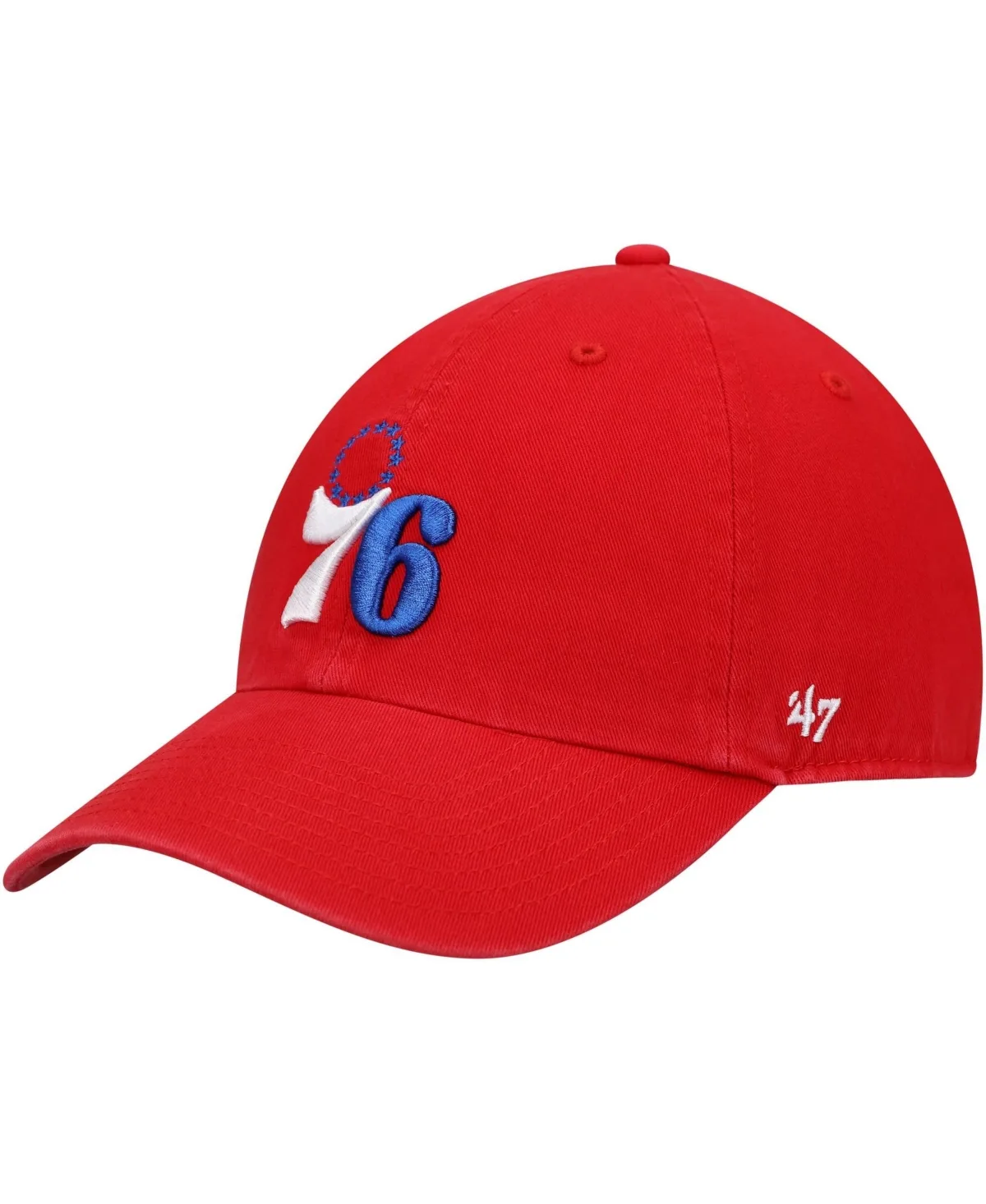Philadelphia 76ers Core Logo Clean Up Adjustable Hat