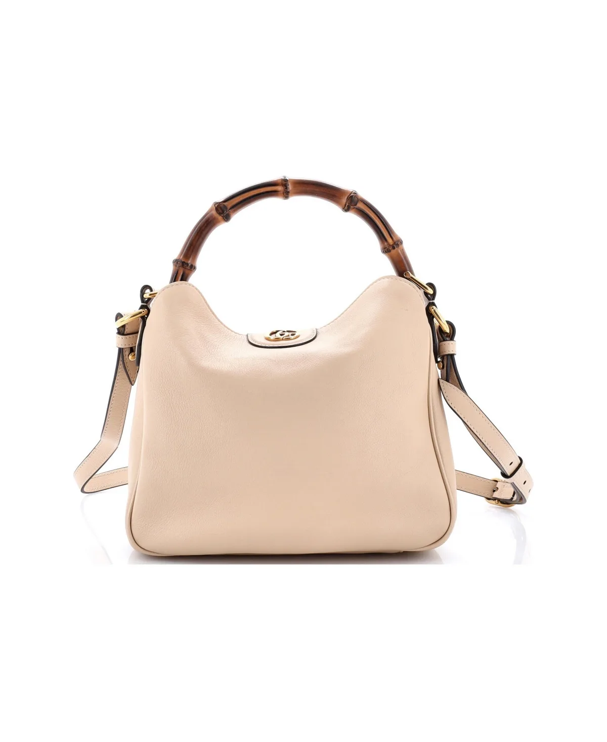 Pre-Owned Gucci Small Diana Nm Bamboo Shoulder Bag Leather by Gucci