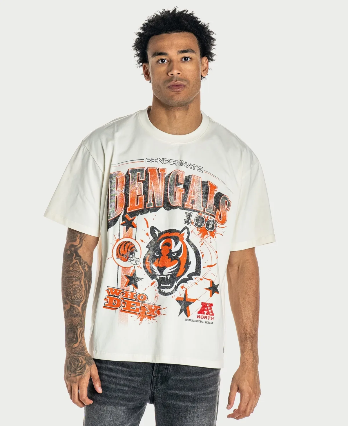 Cincinnati Bengals Oversized Graphic Streetwear T-Shirt