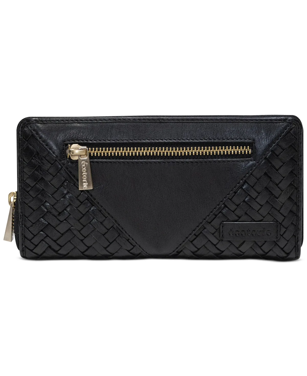 Longview Leather Zip-Around Wallet by Ecotorie