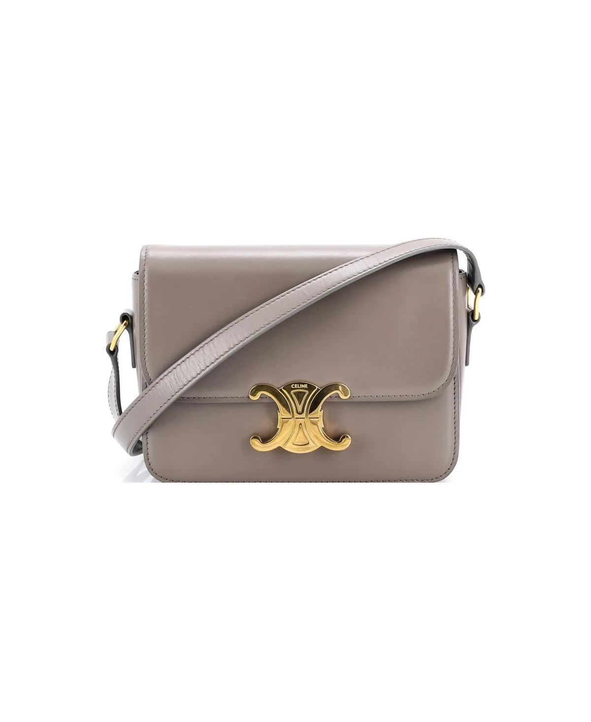 Pre-Owned Celine Teen Triomphe Shoulder Bag Smooth Calfskin