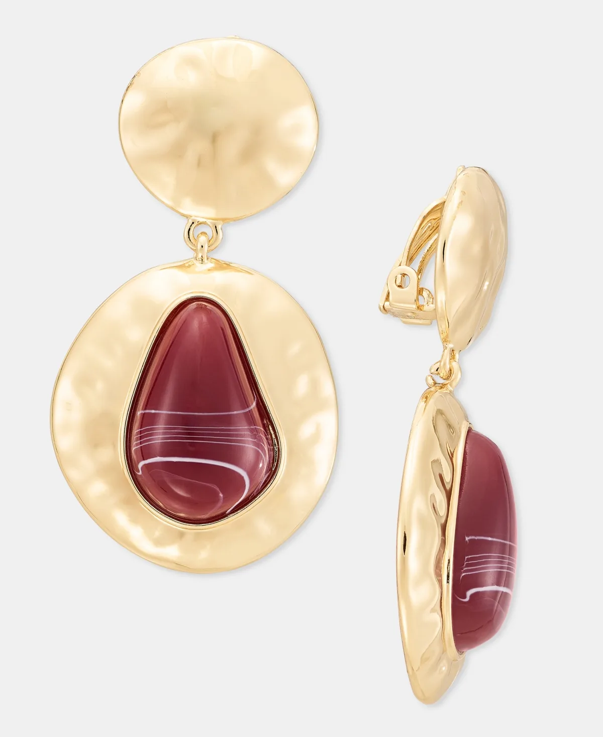 Gold-Tone Dangle Clip-On Earrings by Style & Co