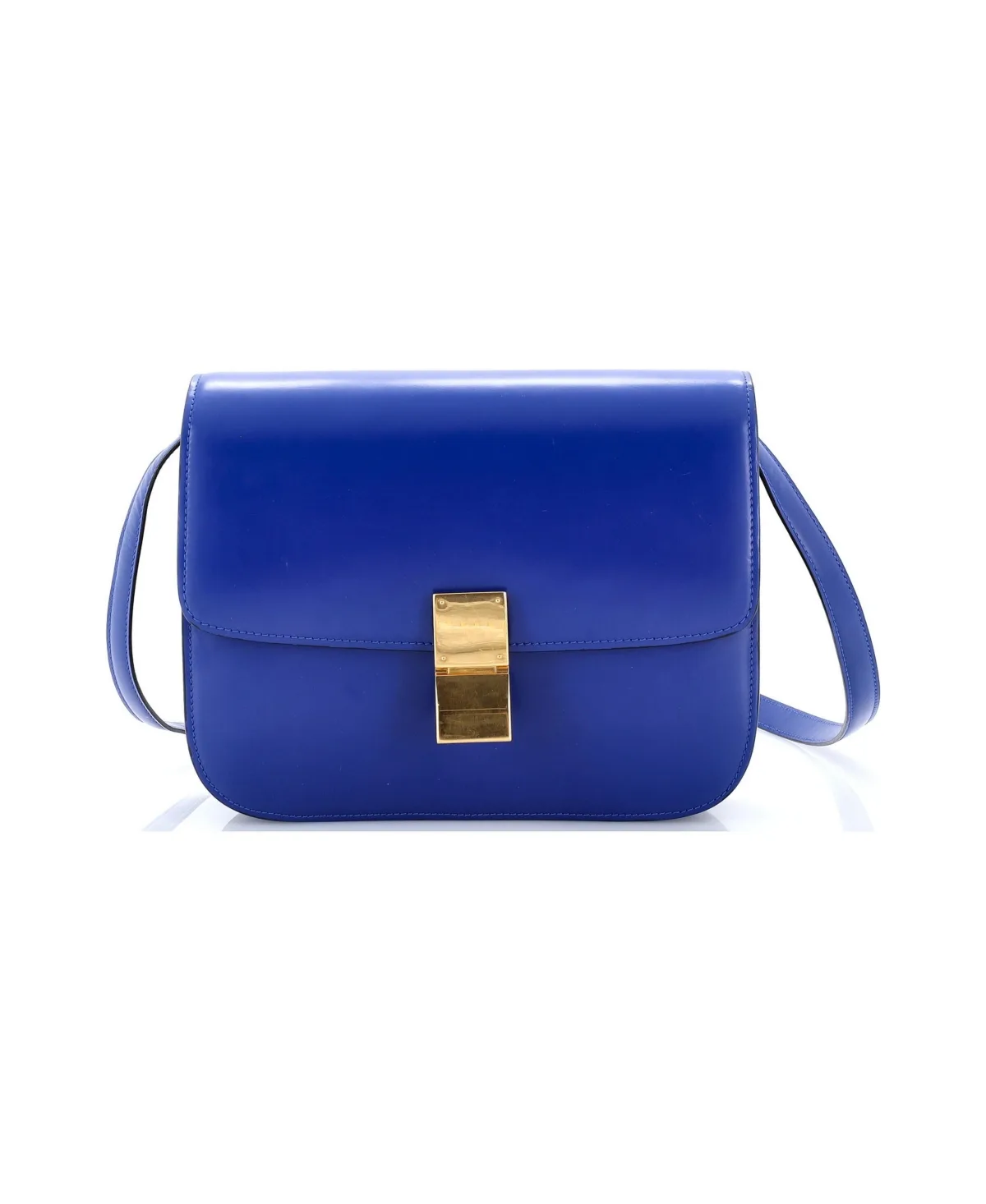 Pre-Owned Celine Medium Classic Box Bag Smooth Leather by Celine
