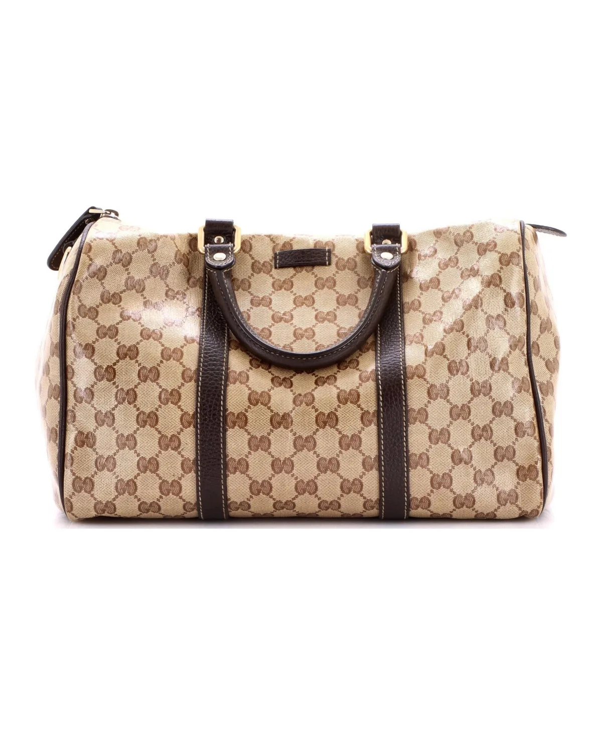 Pre-Owned Gucci Medium Joy Boston Bag GG Coated Canvas by Gucci