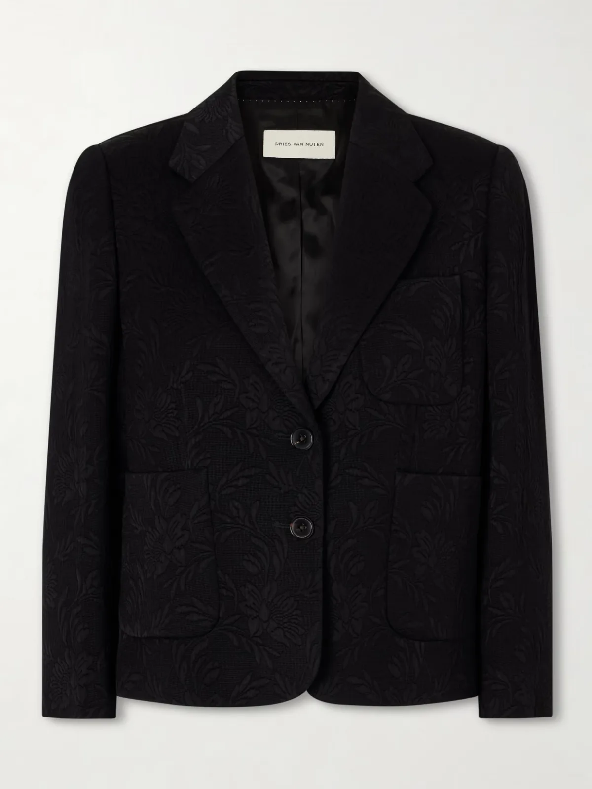 - Bamis Matelassé Floral-jacquard Blazer -