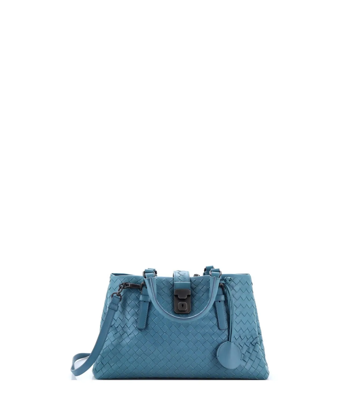 Pre-Owned Bottega Veneta Small Roma Bag Intrecciato Nappa by Bottega Veneta