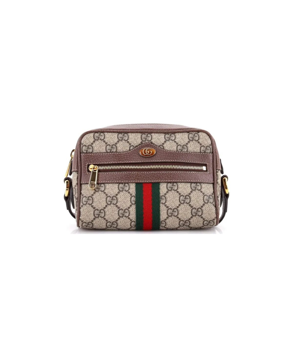 Pre-Owned Mini Ophidia Shoulder Bag Gg Coated Canvas by Gucci