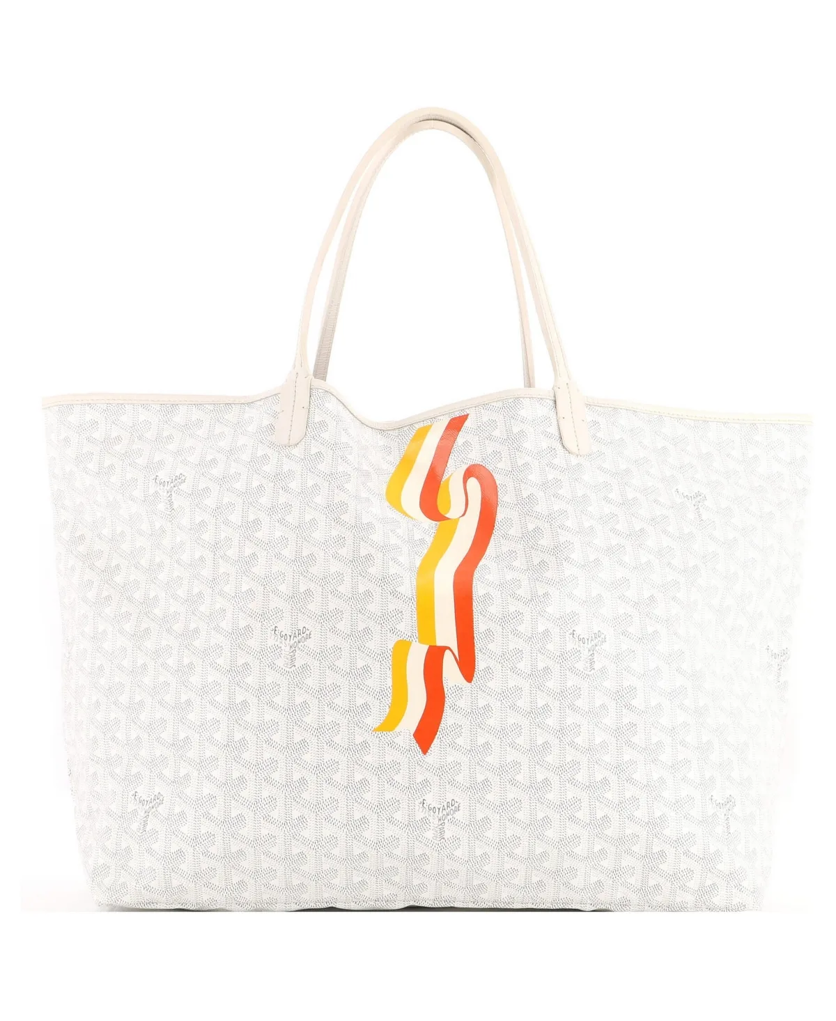 Pre-Owned Goyard Gm Saint Louis Tote Printed Coated Canvas by Pre Owned Goyard