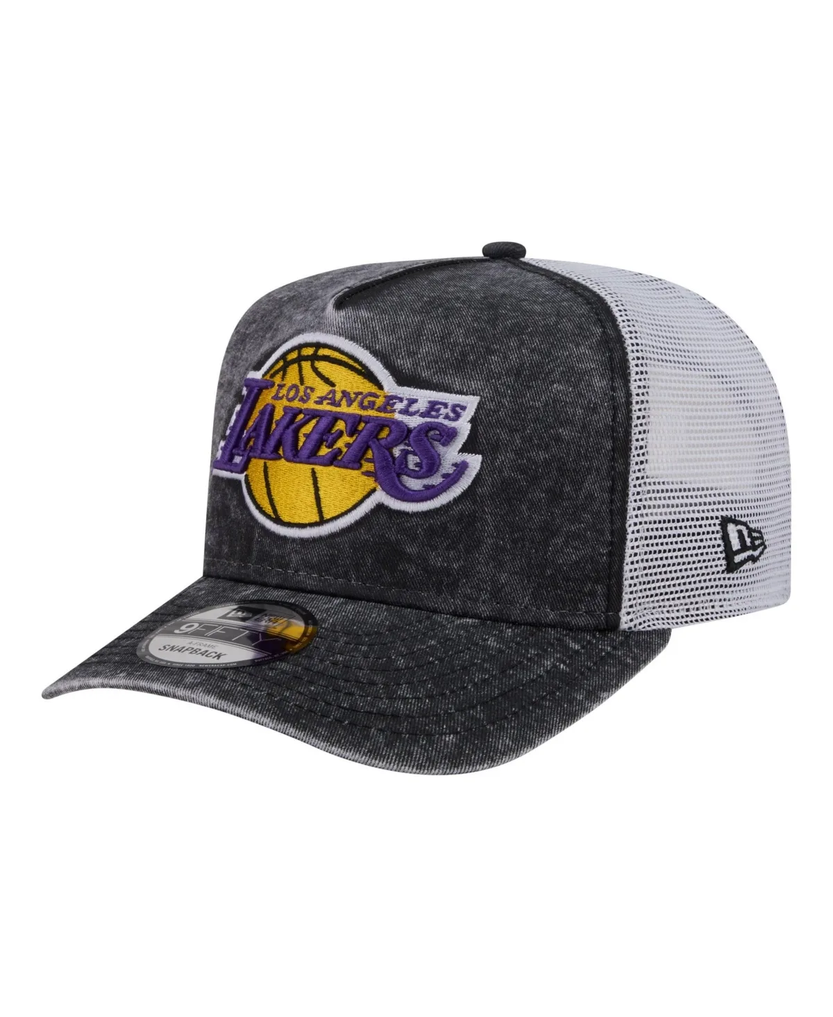 Los Angeles Lakers Washed Meshback 9FIFTY Adjustable Hat by New Era