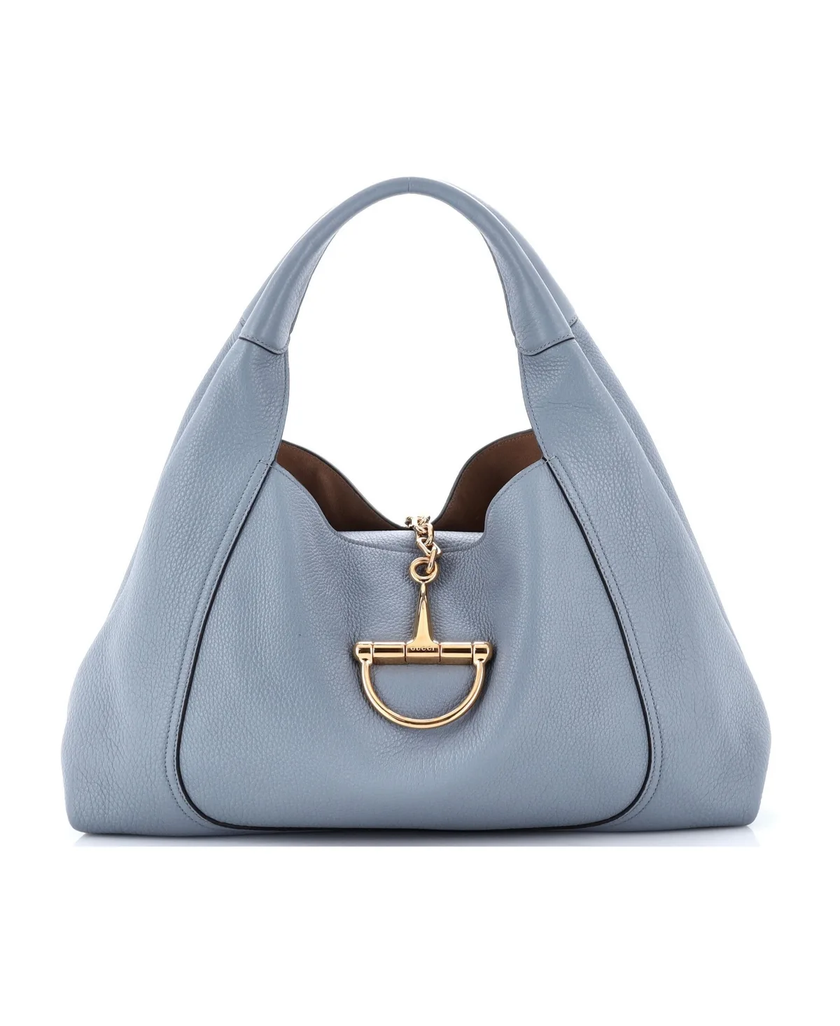 Pre-Owned Maxi Softbit Hobo Leather by Gucci