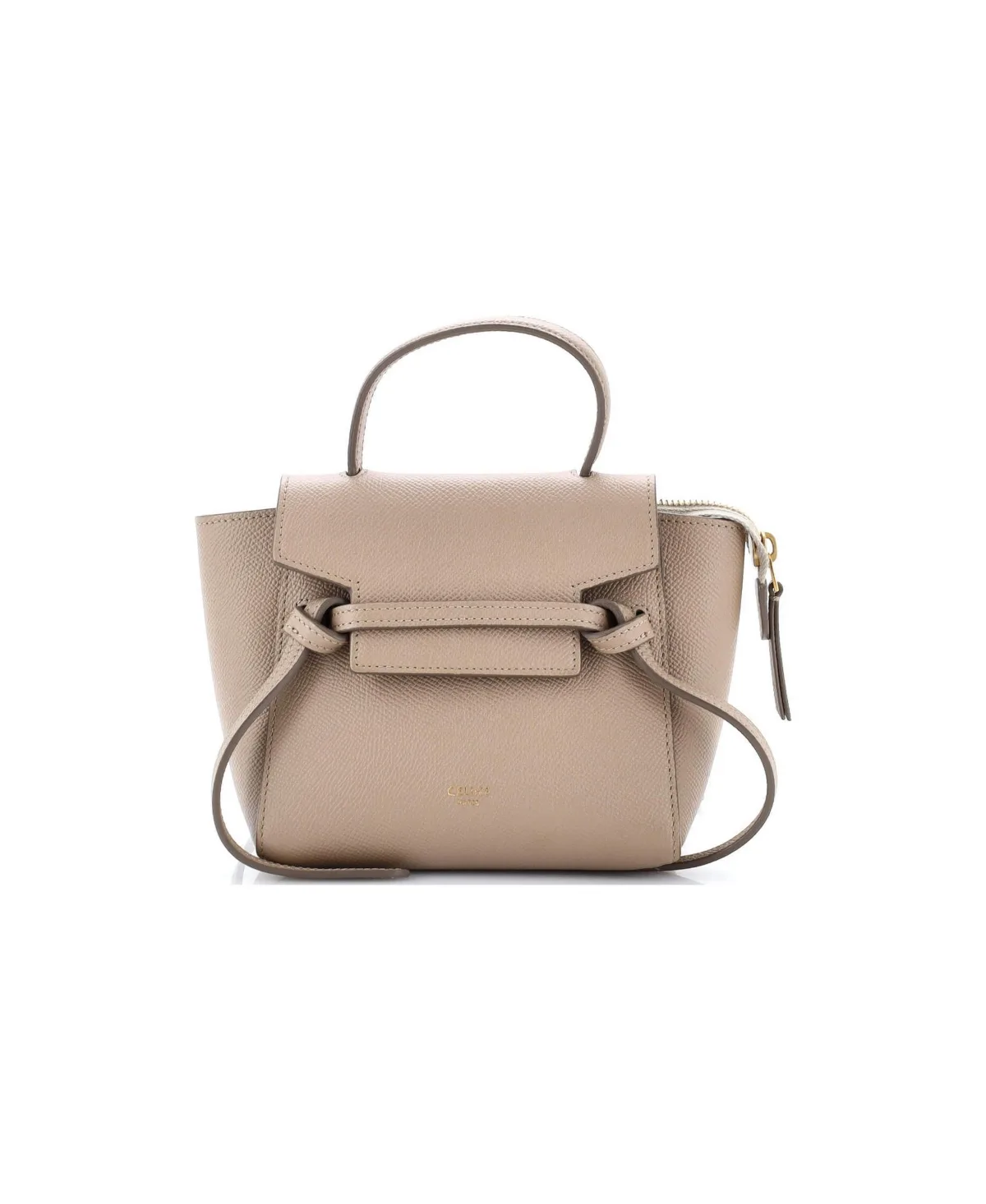 Pre-Owned Celine Pico Belt Bag Textured Leather by Celine