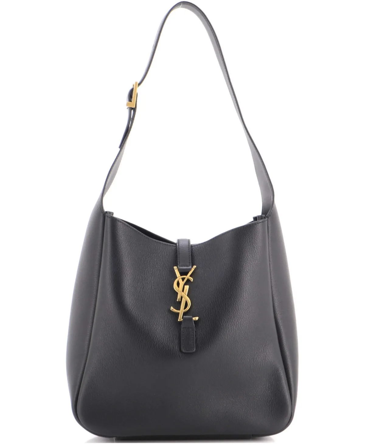 Pre-Owned Saint Laurent Small Le 5 a 7 Supple Hobo Leather by Saint Laurent