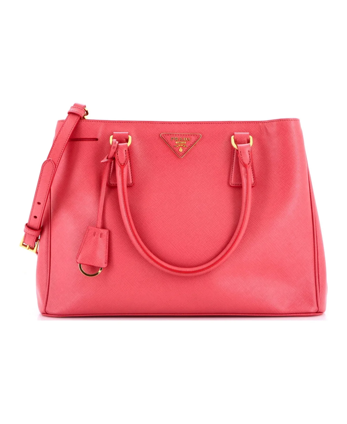 Pre-Owned Prada Medium Gardeners Tote Saffiano Leather by Prada
