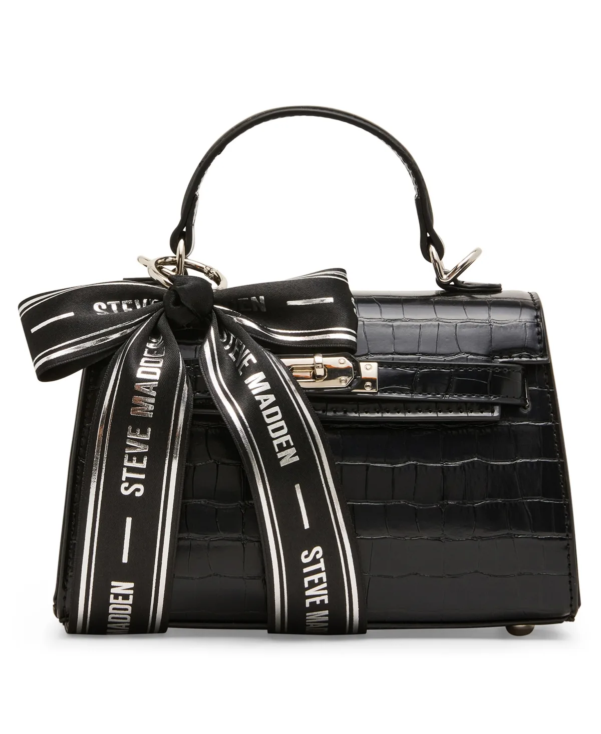 Signifi Faux Leather Crossbody Bow Satchel by Steve Madden