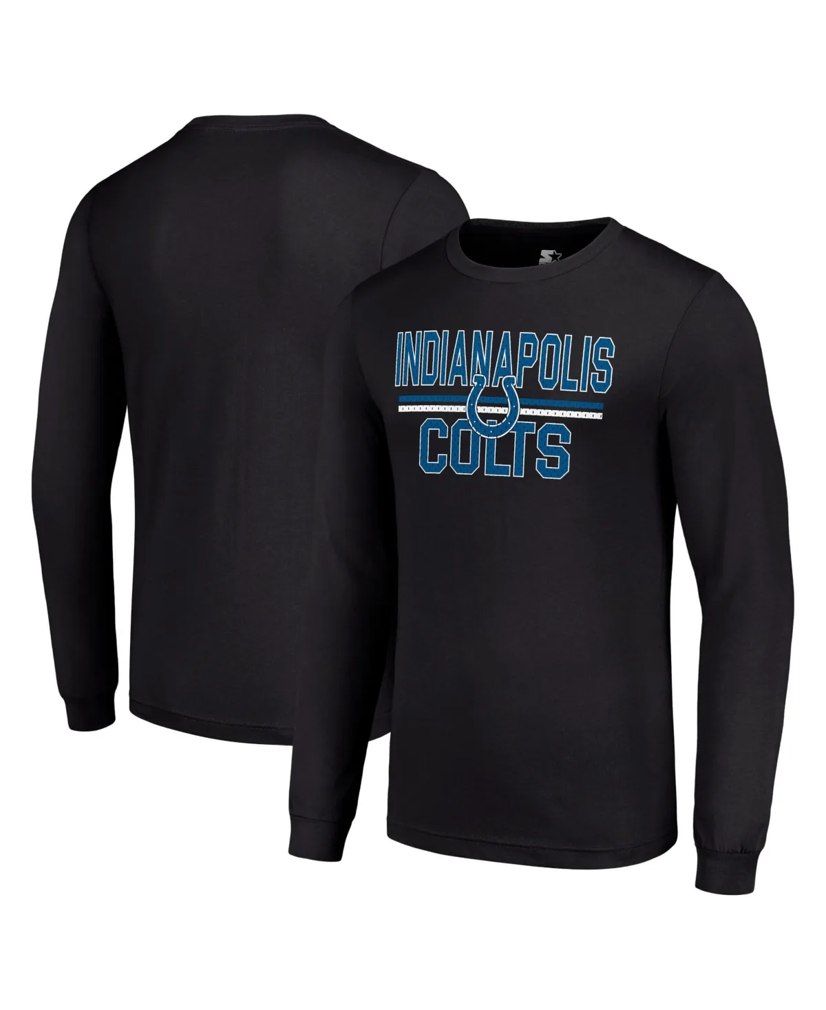 Indianapolis Colts Team Mesh Print Graphic Long-Sleeve T-Shirt