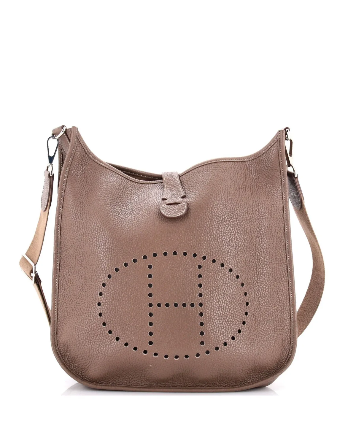 Pre-Owned Hermes PM Evelyne Bag Gen III Clemence by Hermes