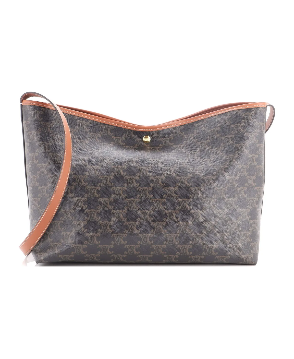 Pre-Owned Celine Soft Shopper Tote Triomphe Coated Canvas by Celine