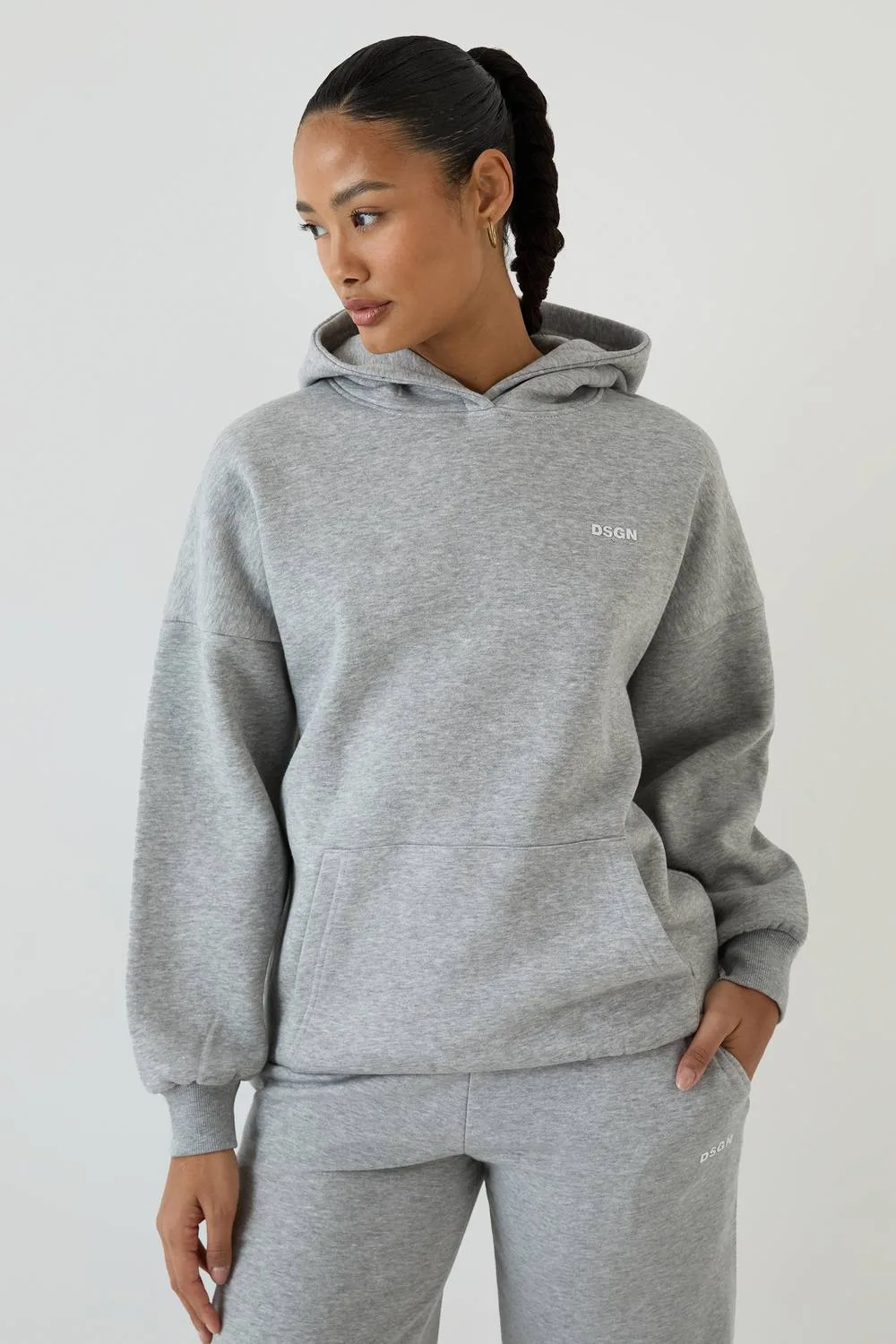 Chrome Oversized Hoodie by Dsgn Studio