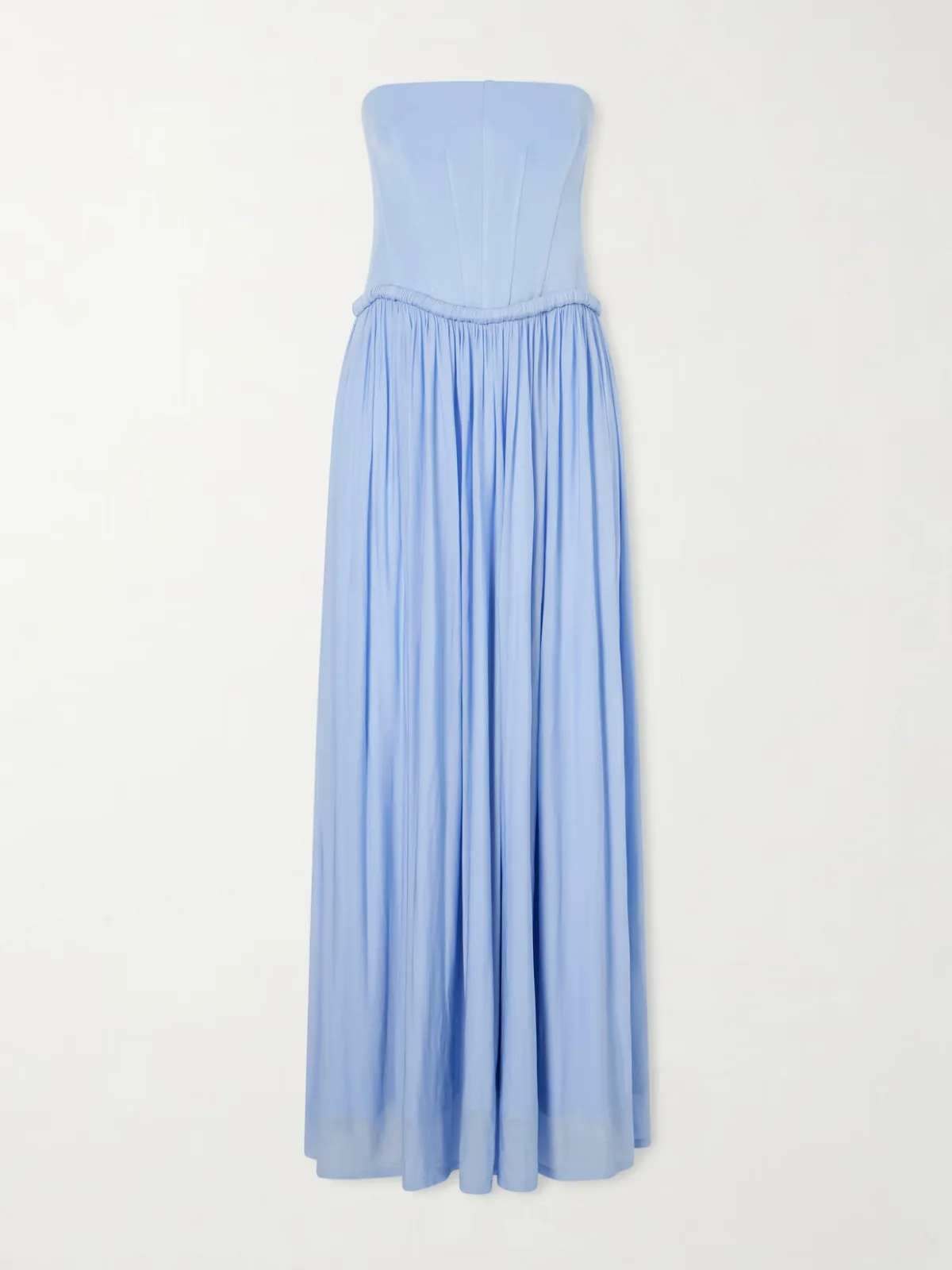 - Adalys Gathered Stretch-jersey Bustier Maxi Dress -