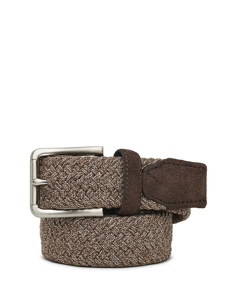 Wooley Roller Reversible Braided Belt