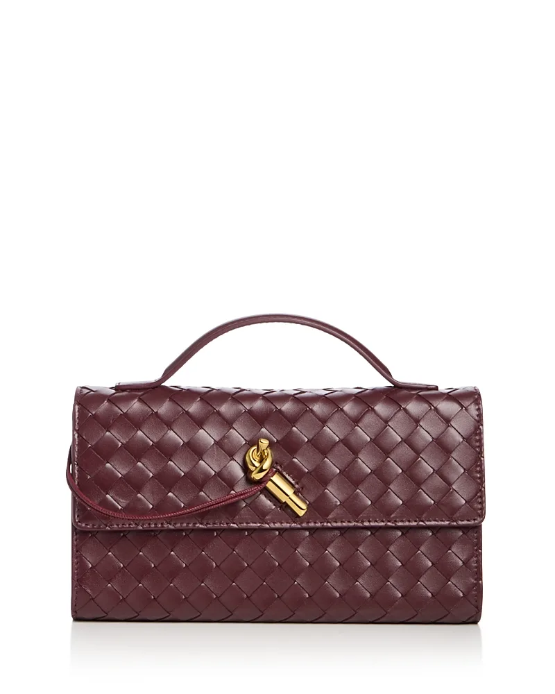 Andiamo Intrecciato Top Handle Bag by Bottega Veneta