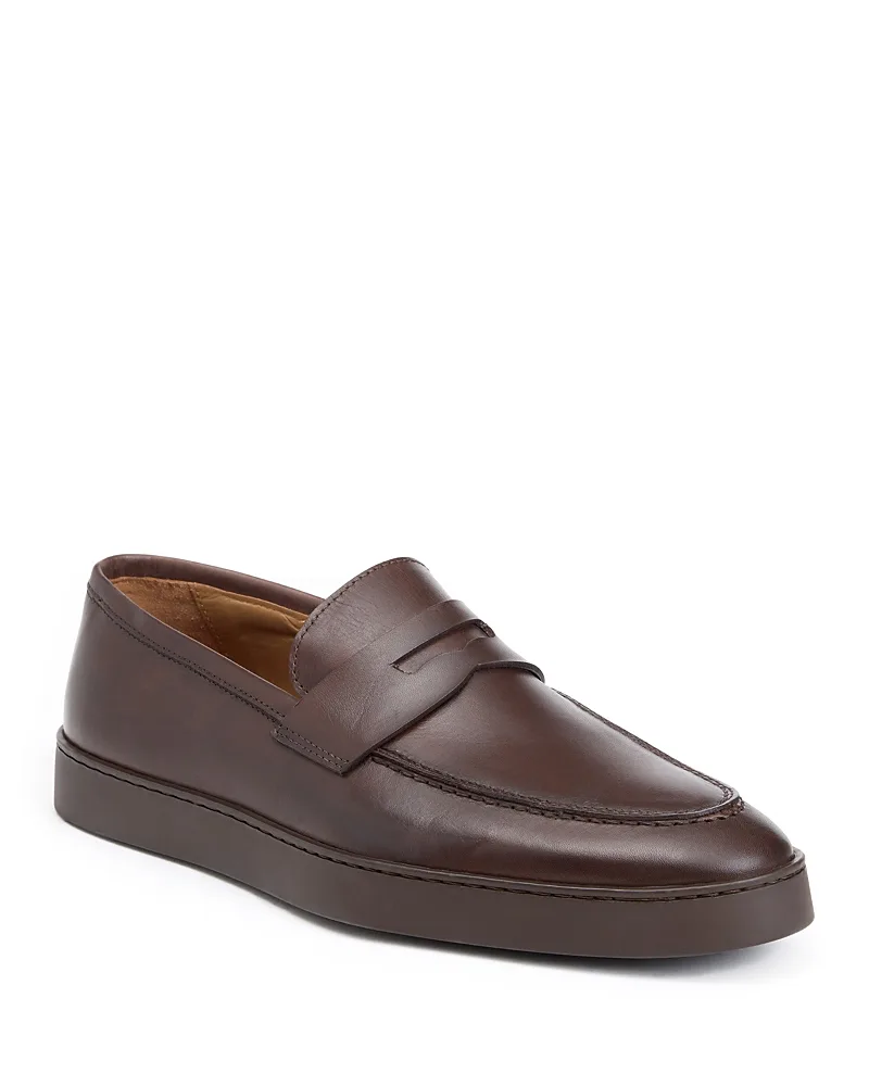 Prato Leather Penny Loafers by Bruno Magli