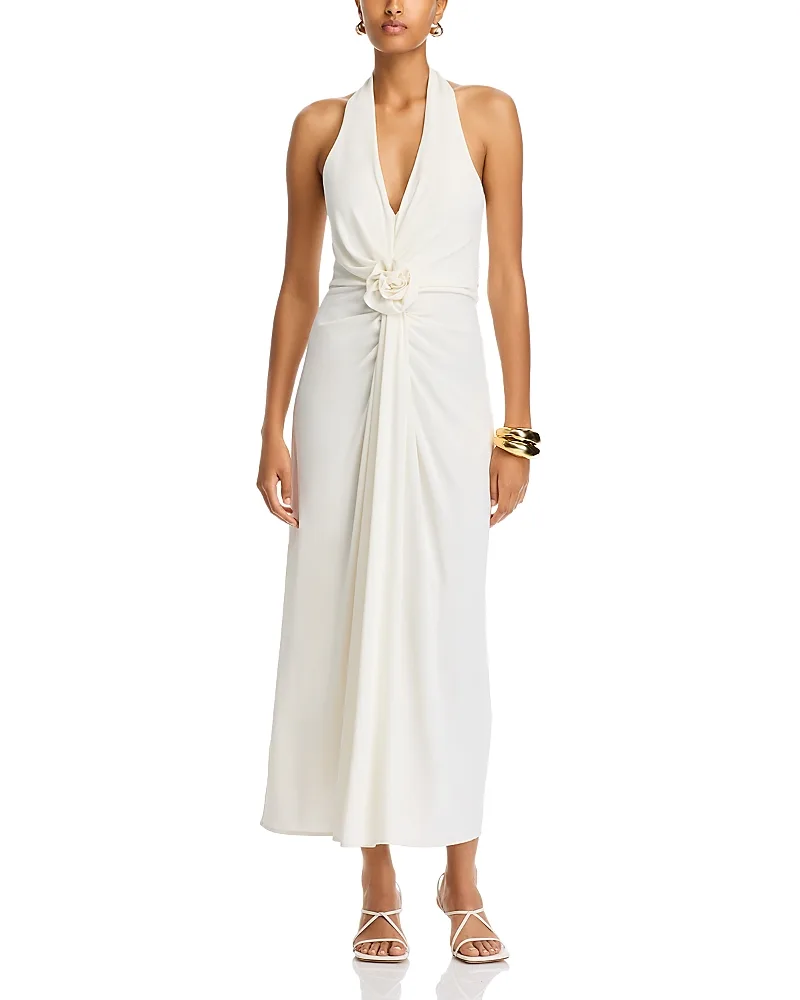 Kathleen Rosette Ruched Dress by Cinq a Sept