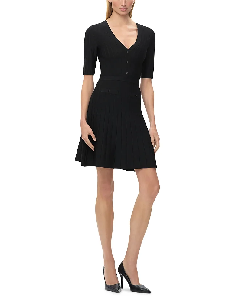 The Winslet Textured Knit Dress by Herve Leger