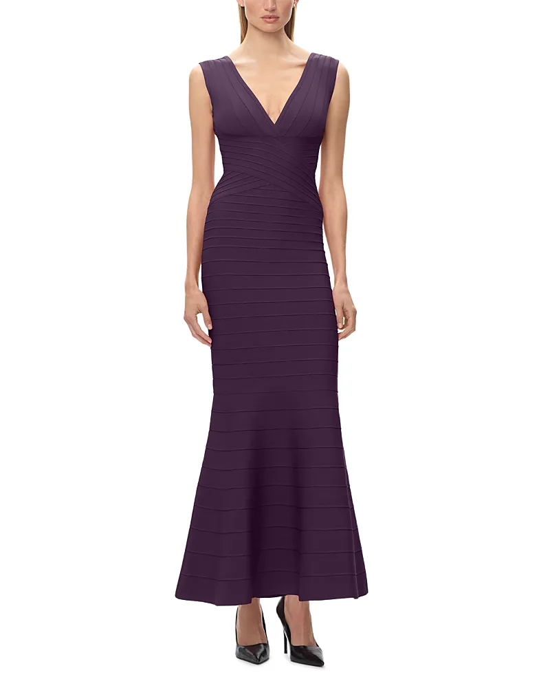 The Mira Mermaid Gown by Herve Leger