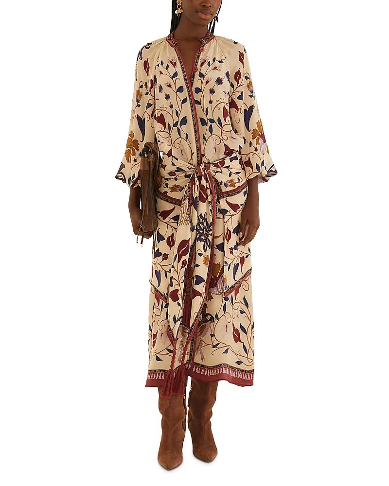 Long Sleeve Midi Dress by FARM Rio