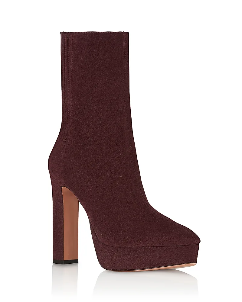 Martine Suede Ankle Boots by Aquazzura