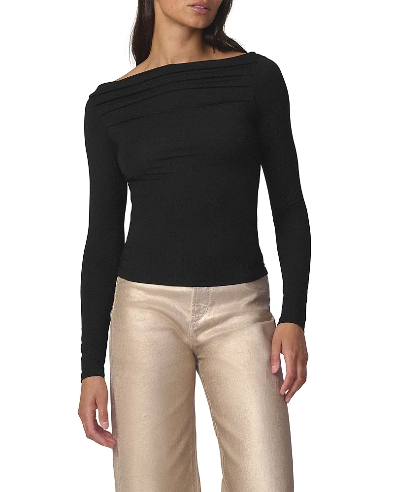 The Pleated Off the Shoulder Top by Joe's Jeans