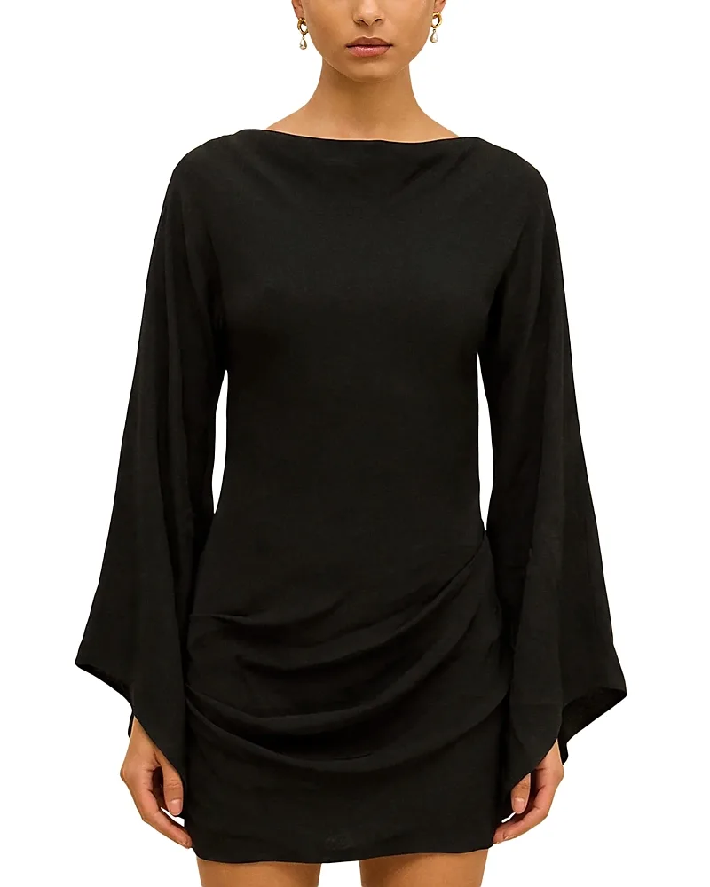 Solarin Silk Crepe Mini Dress by Cult Gaia