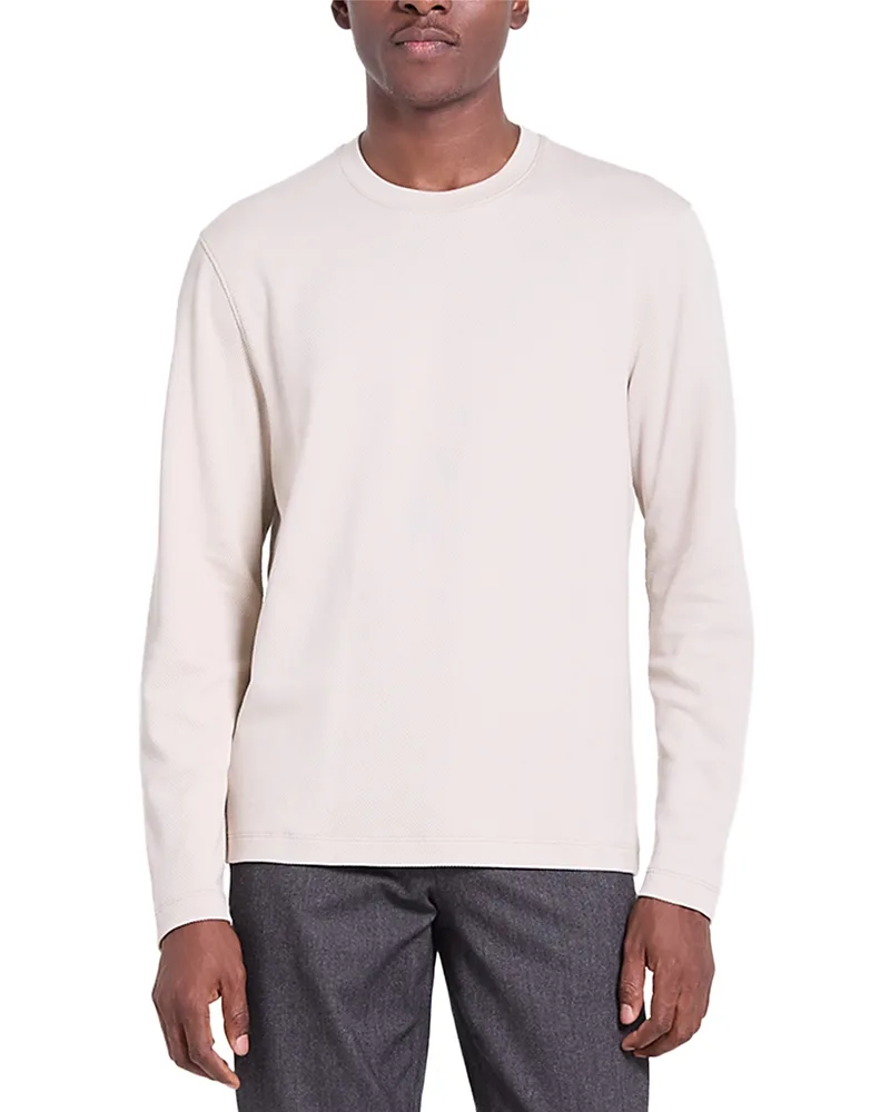 Delroy Jacquard Long Sleeve Tee by Theory