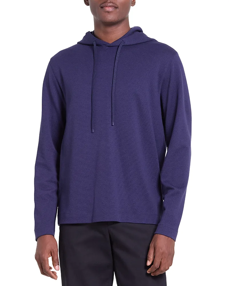 Delroy Jacquard Pullover Hoodie by Theory