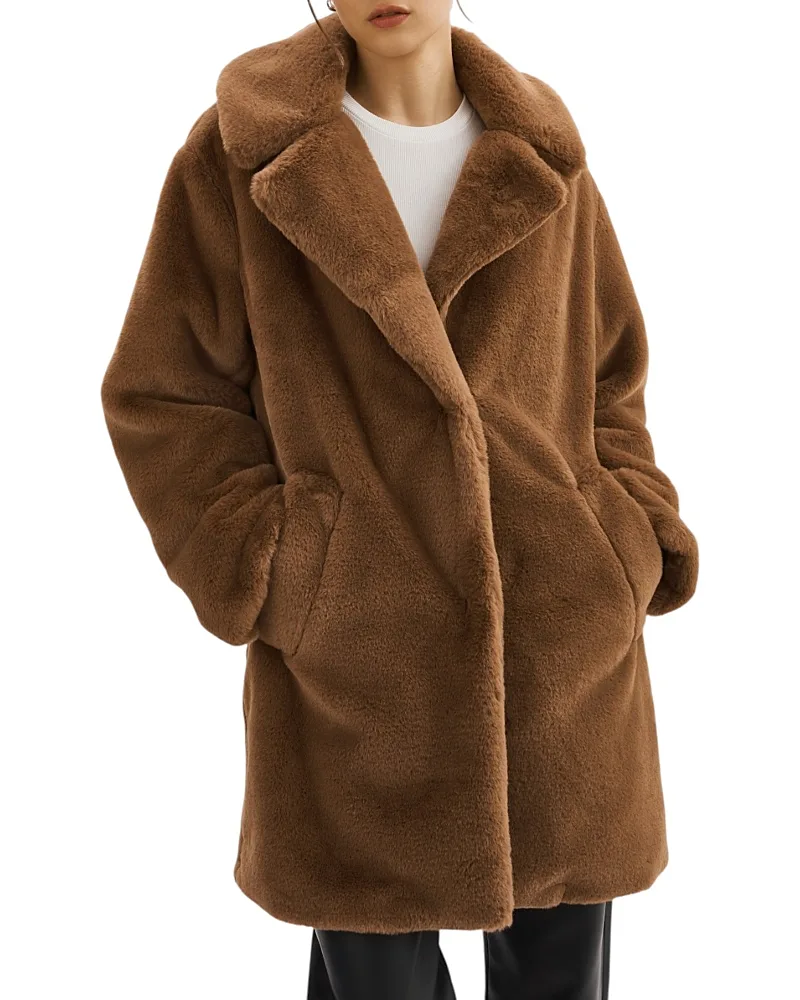 Linnea Faux Fur Coat by Lamarque