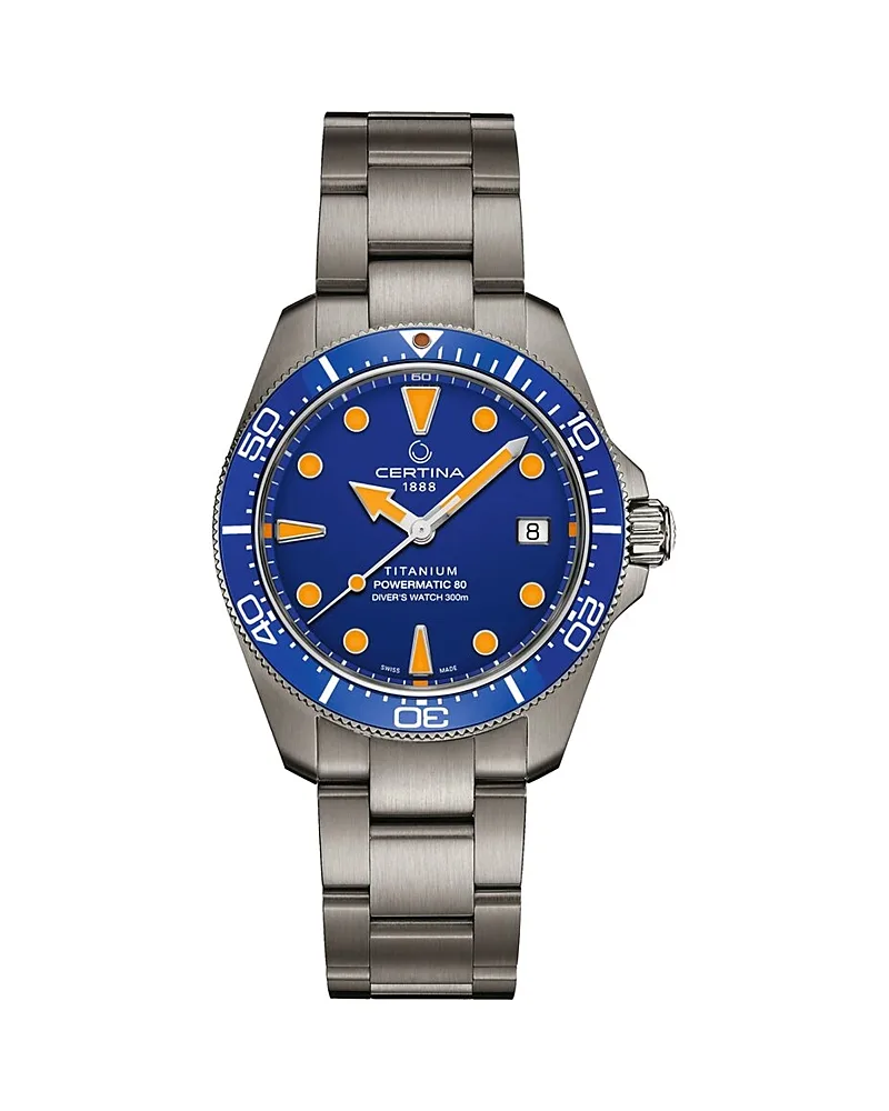 Ds Action Diver Watch, 38mm by Certina