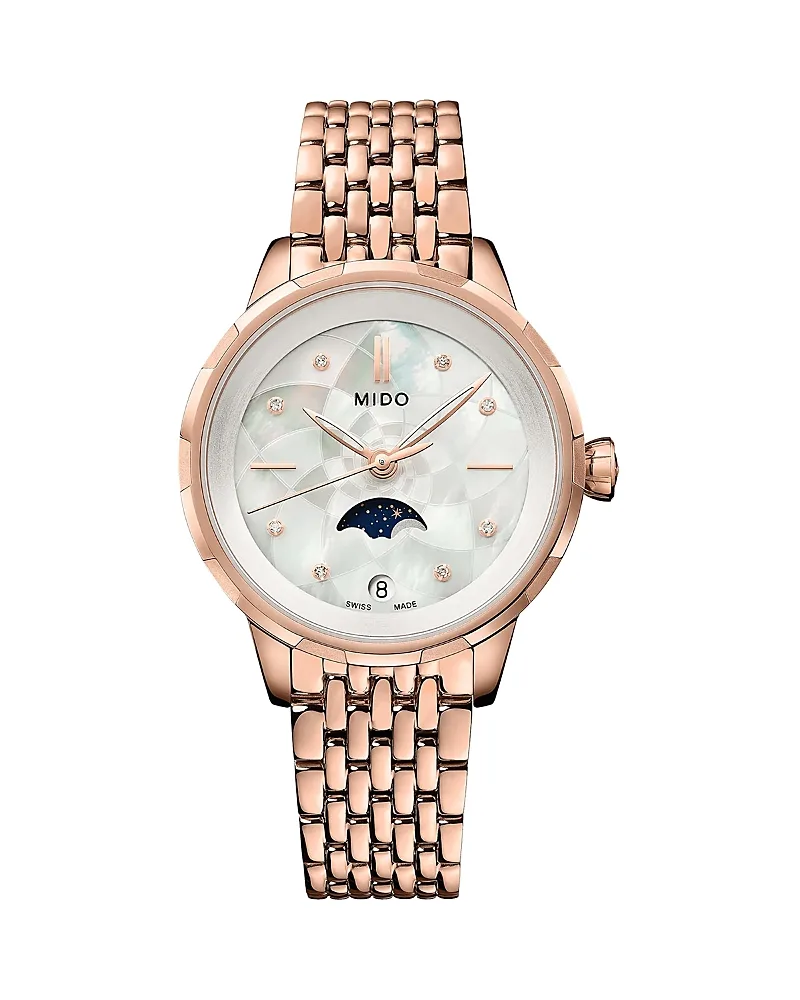 Rainflower Moonphase Watch, 31mm