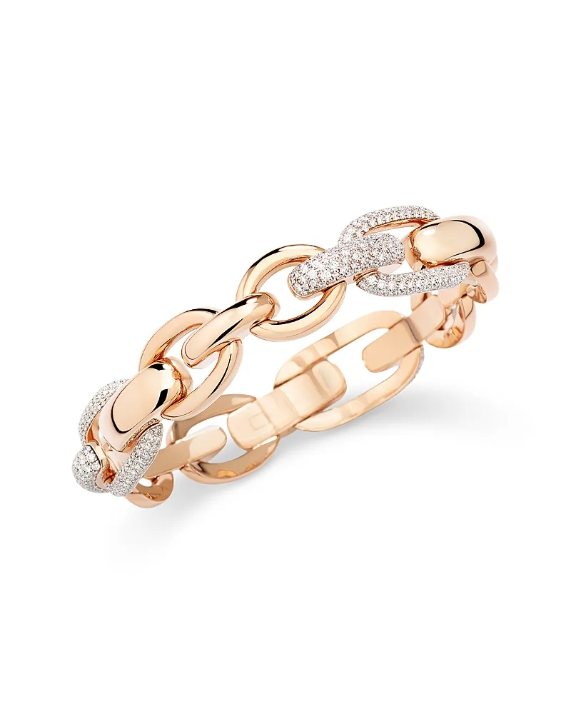 18K Rose Gold Iconica Diamond Link Bracelet, 3.2 Tcw