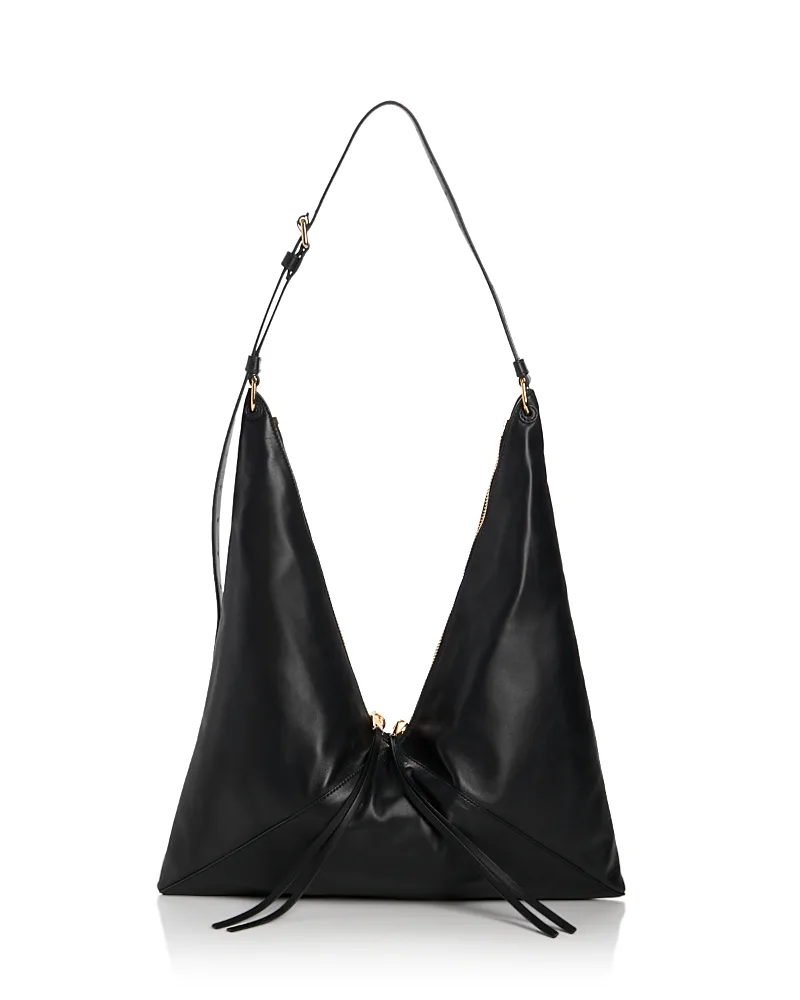 Leather Hobo Bag by Moschino