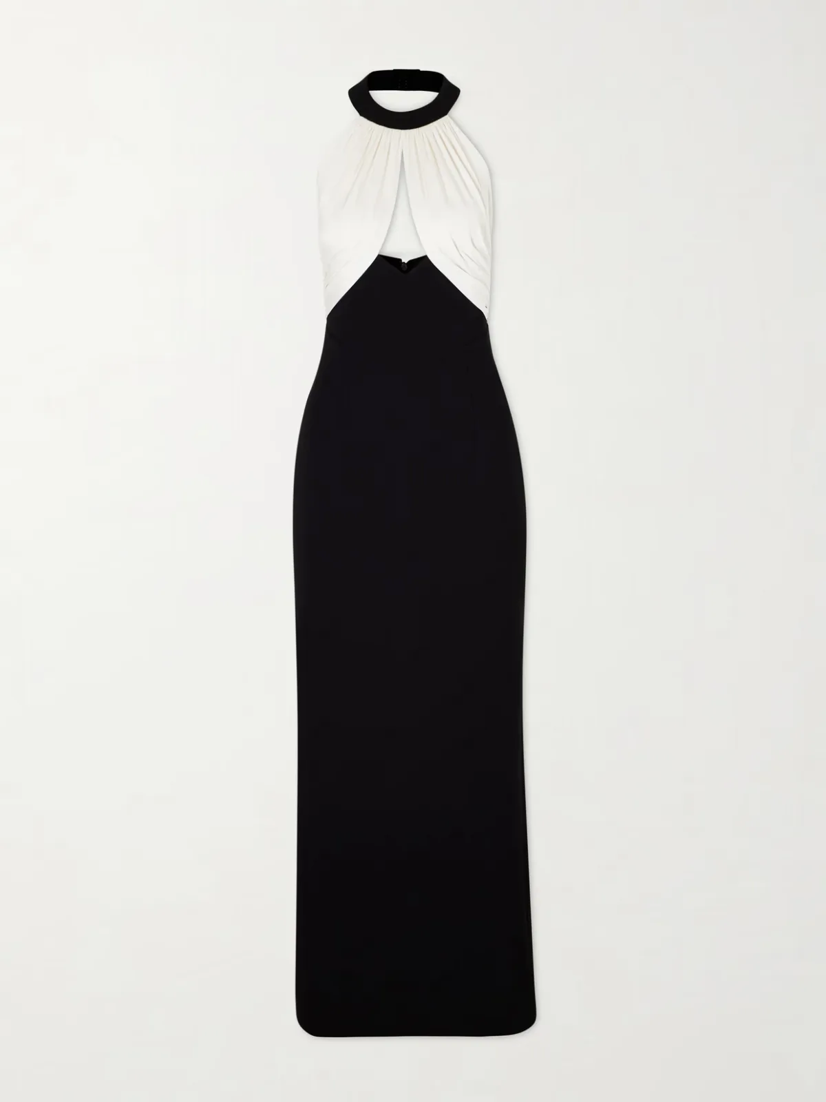 - Halterneck Two-tone Gown -