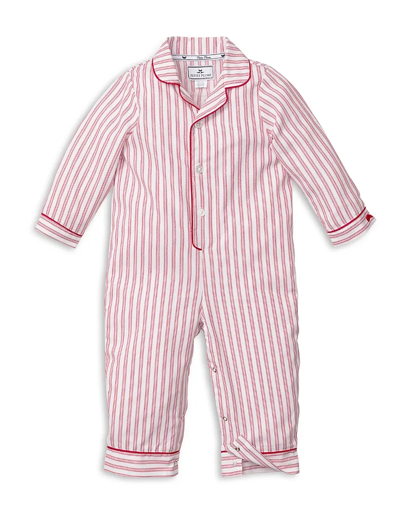 Classic Striped Ticking Romper by Petite Plume